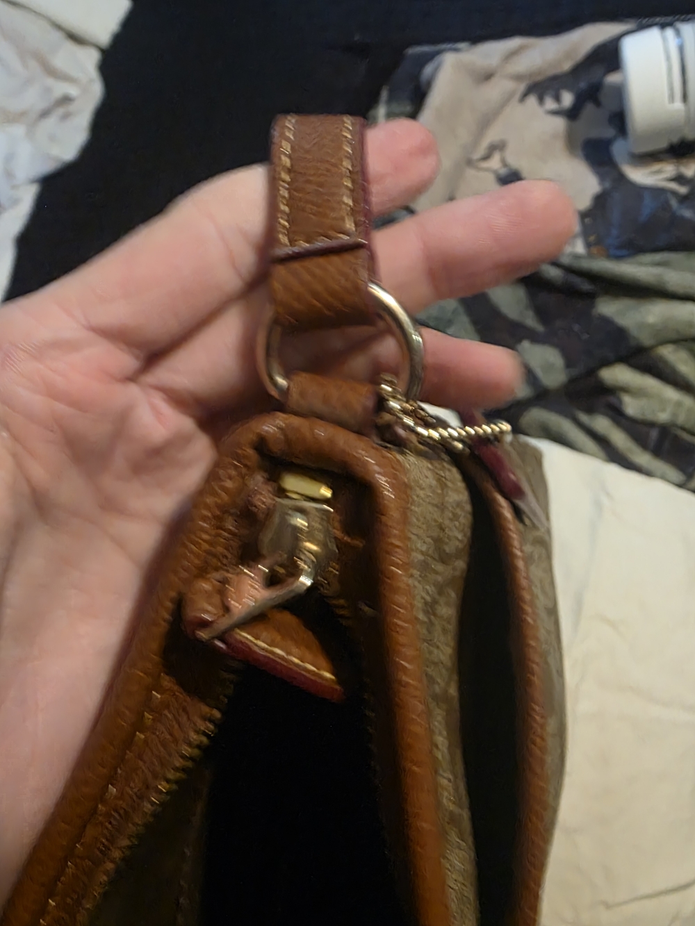 Coach Brown Signature Crossbody Bag No° D1623 F34938 - Picture 15 of 16